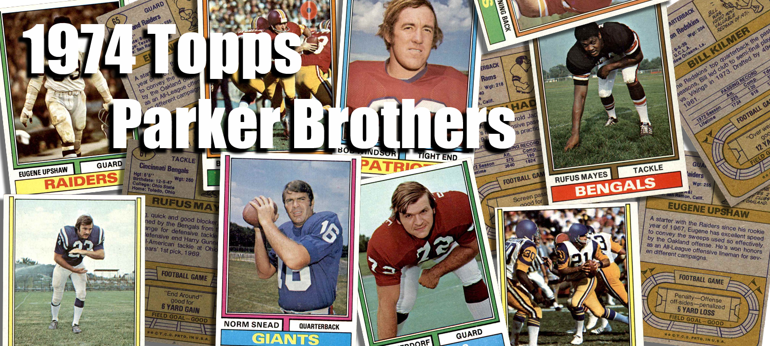 1974 Topps Parker Brothers 